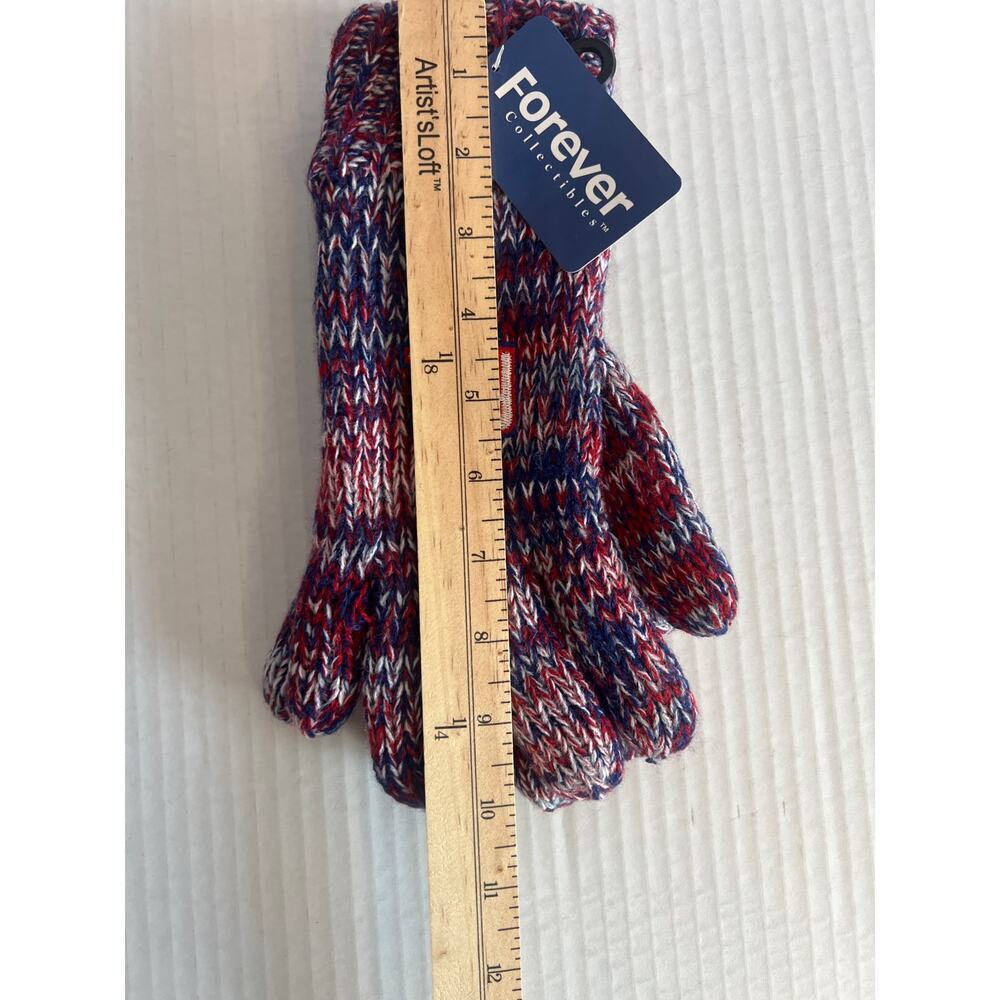 New York Giants Knitted Gloves Forever Collectibles Womens N - Picture 9 of 10